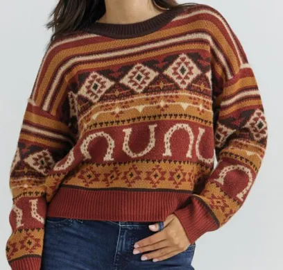 112353316- Wrangler Retro Punchy Women's Sweater