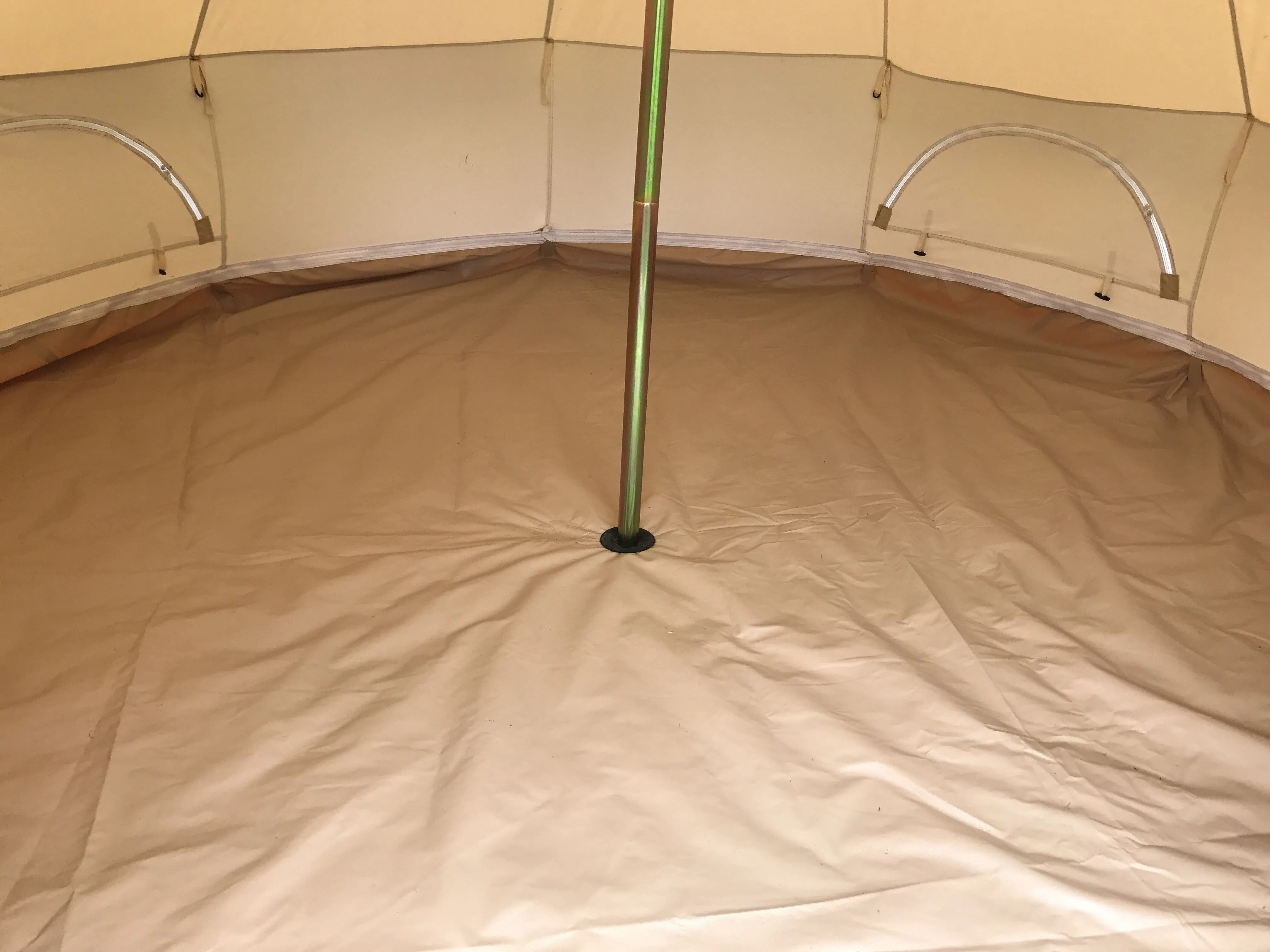 3m Bell Tent 285gsm 100% Natural Canvas