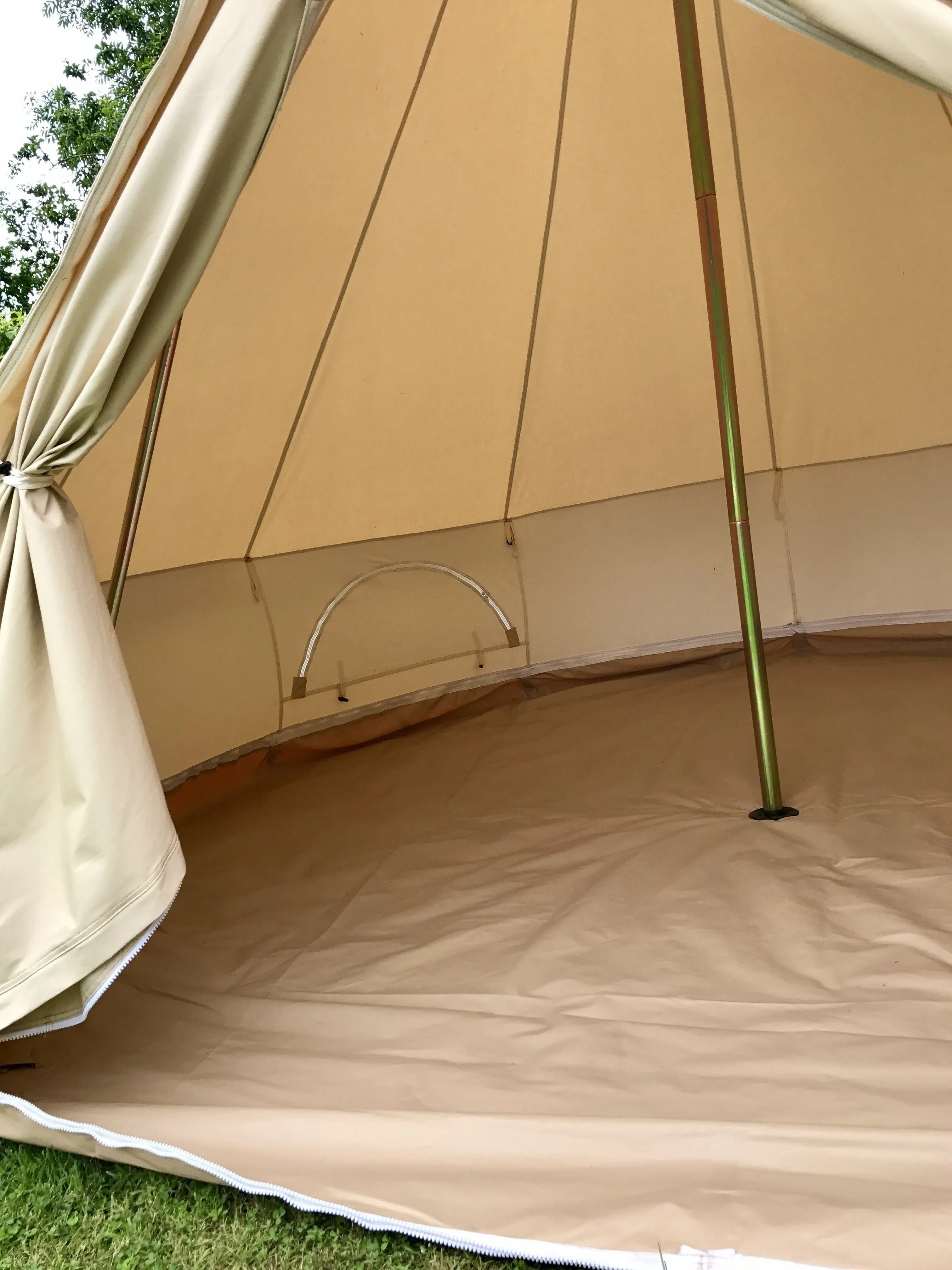 3m Bell Tent 285gsm 100% Natural Canvas