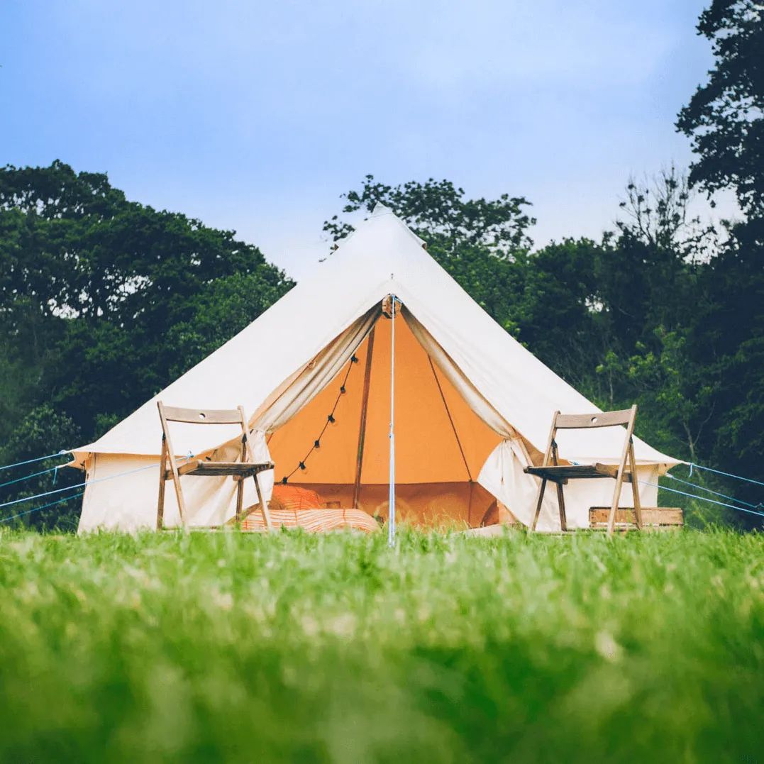 5m Bell Tent 285gsm 100% Natural Canvas