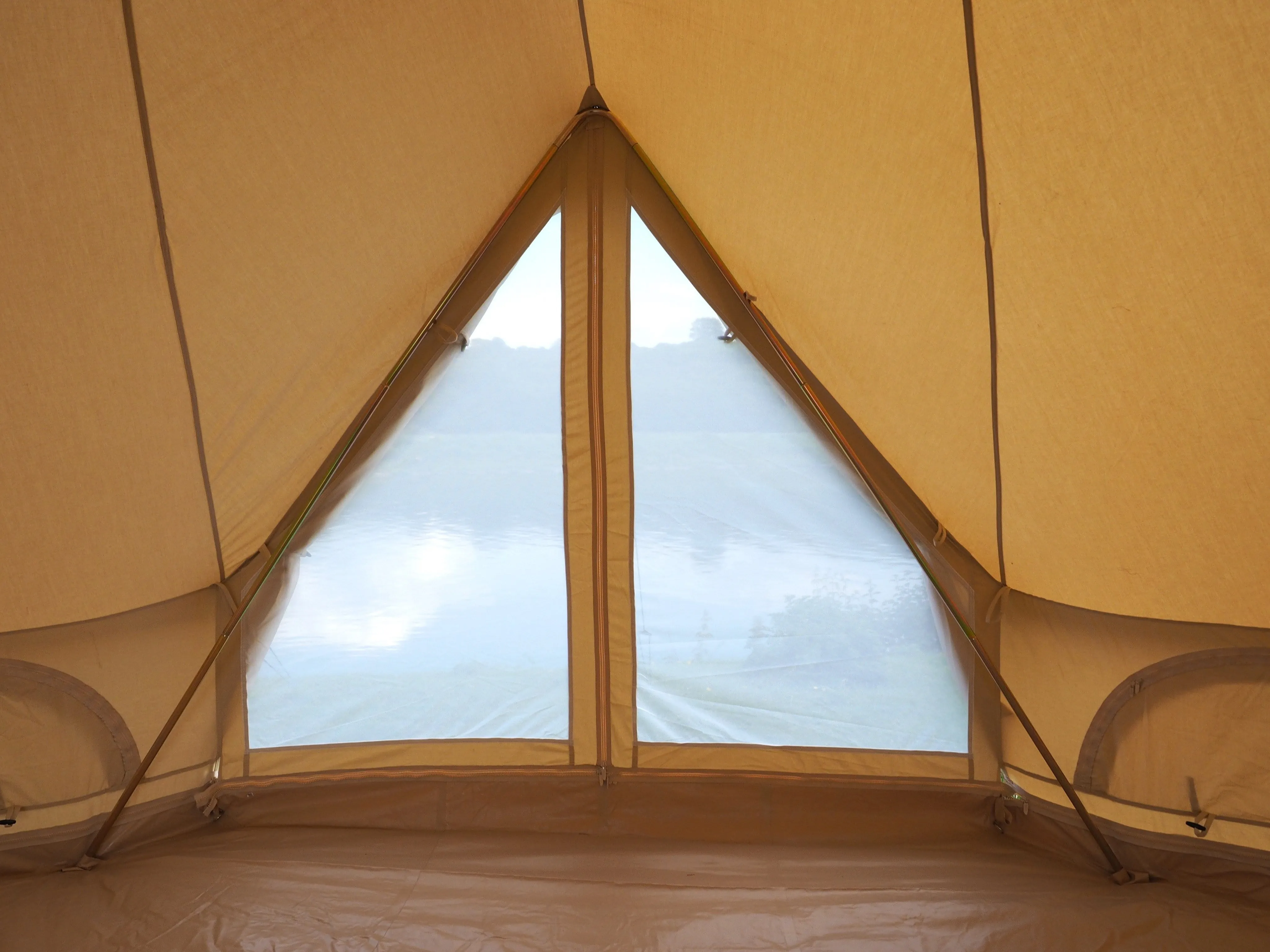 5m Bell Tent 285gsm 100% Natural Canvas