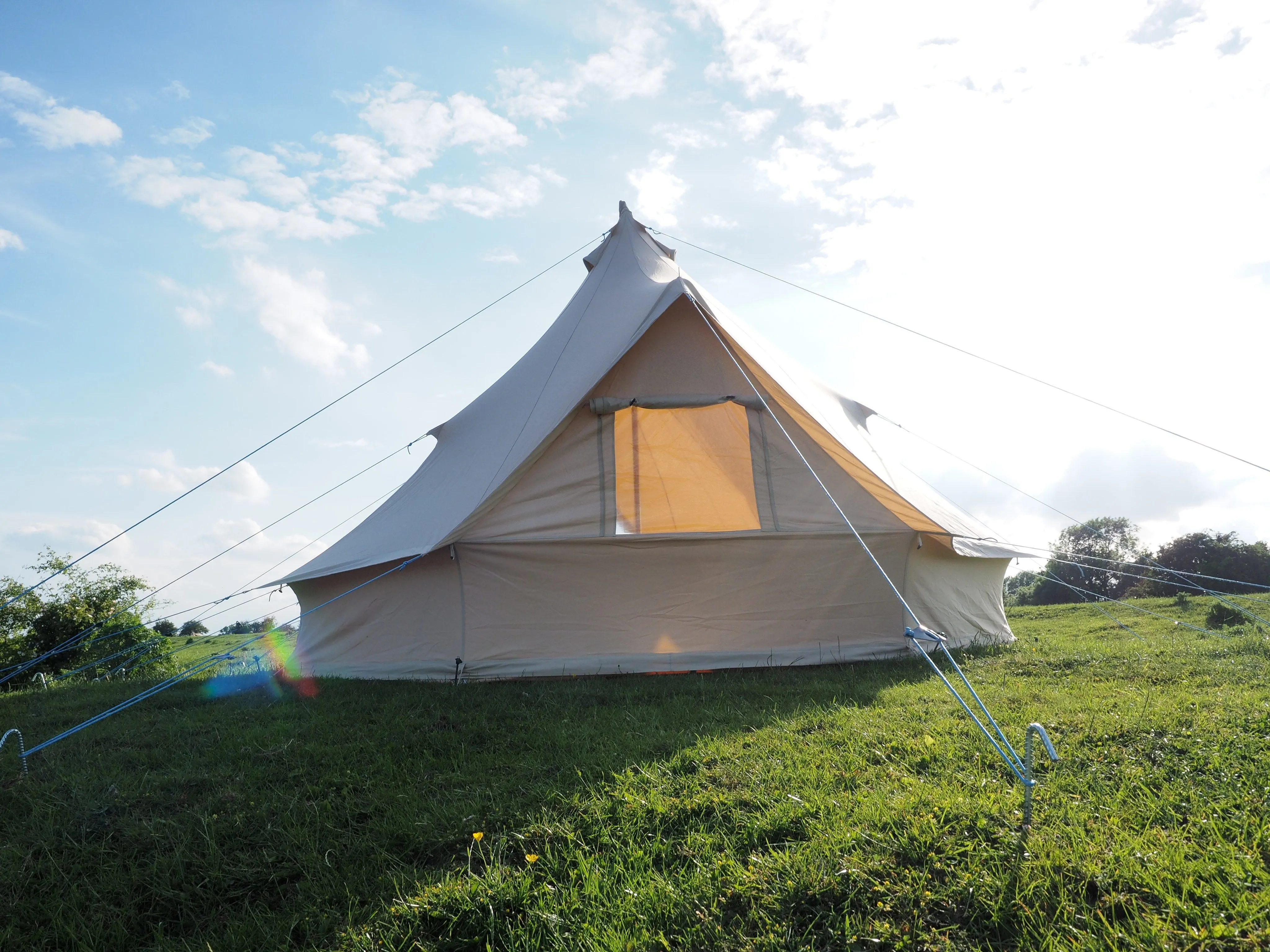 6m x 4m Emperor Tent 285gsm 100% Natural Canvas