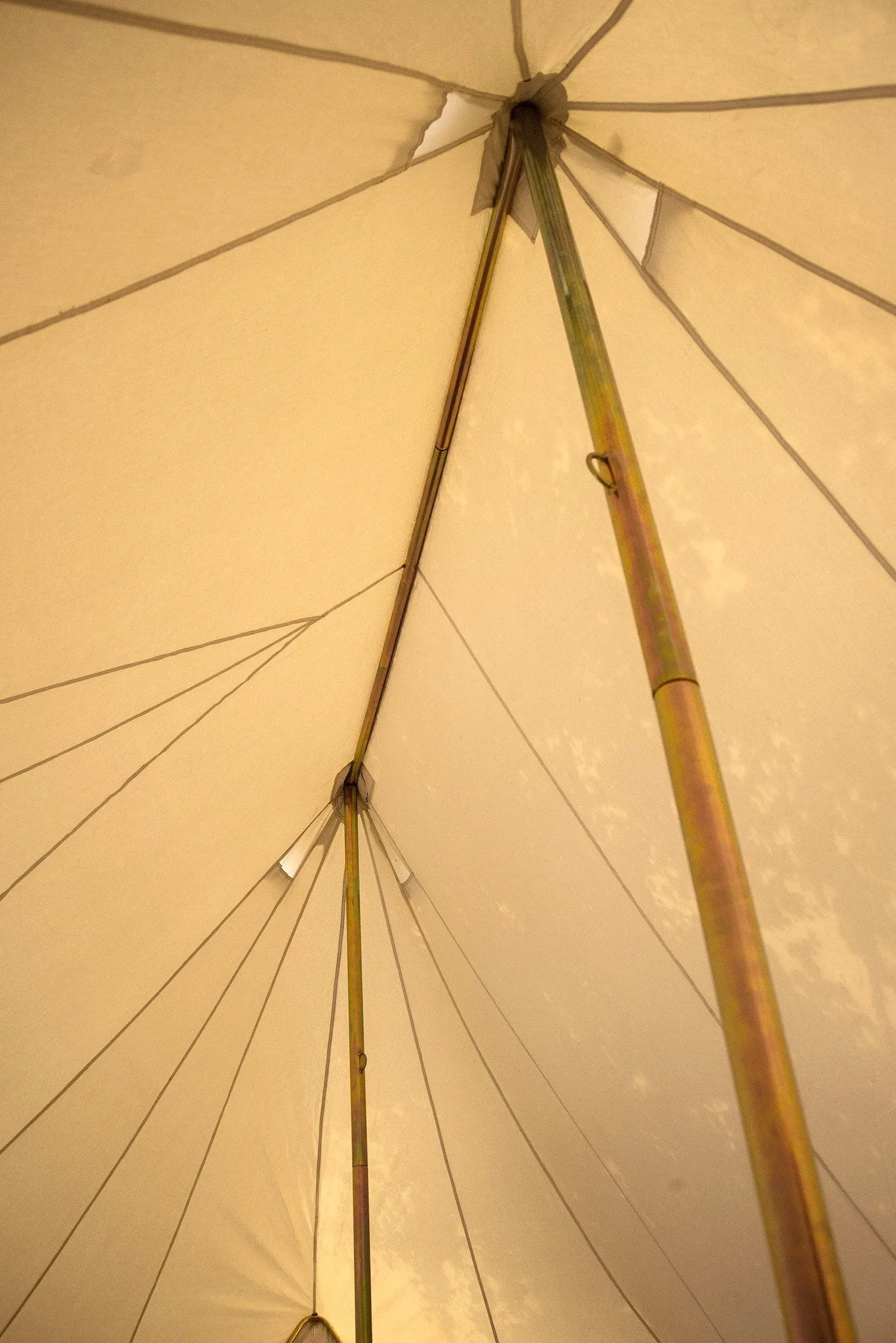 6m x 4m Emperor Tent 285gsm 100% Natural Canvas