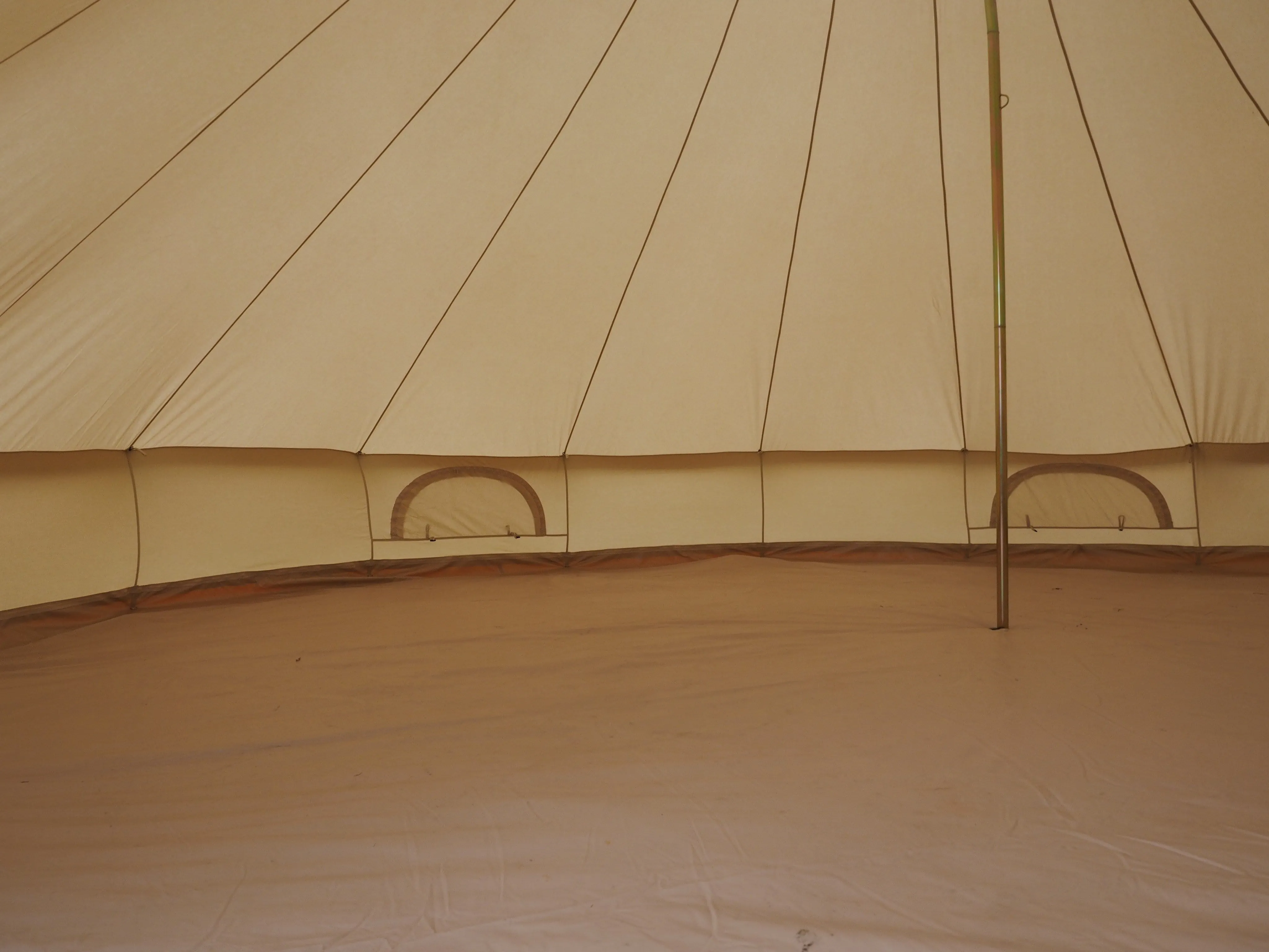 7m Bell Tent 285gsm 100% Natural Canvas | StoveMate