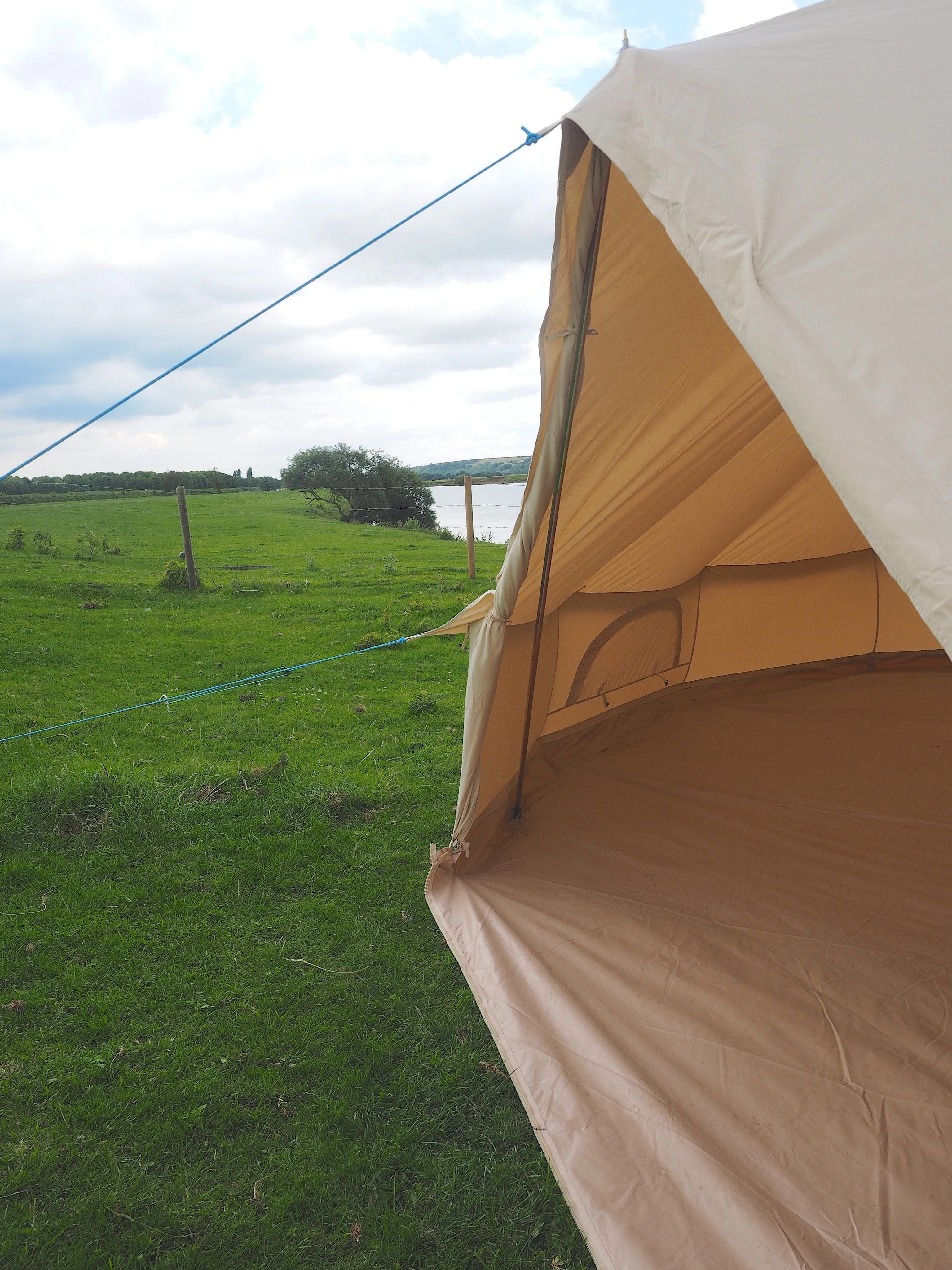 7m Bell Tent 285gsm 100% Natural Canvas | StoveMate