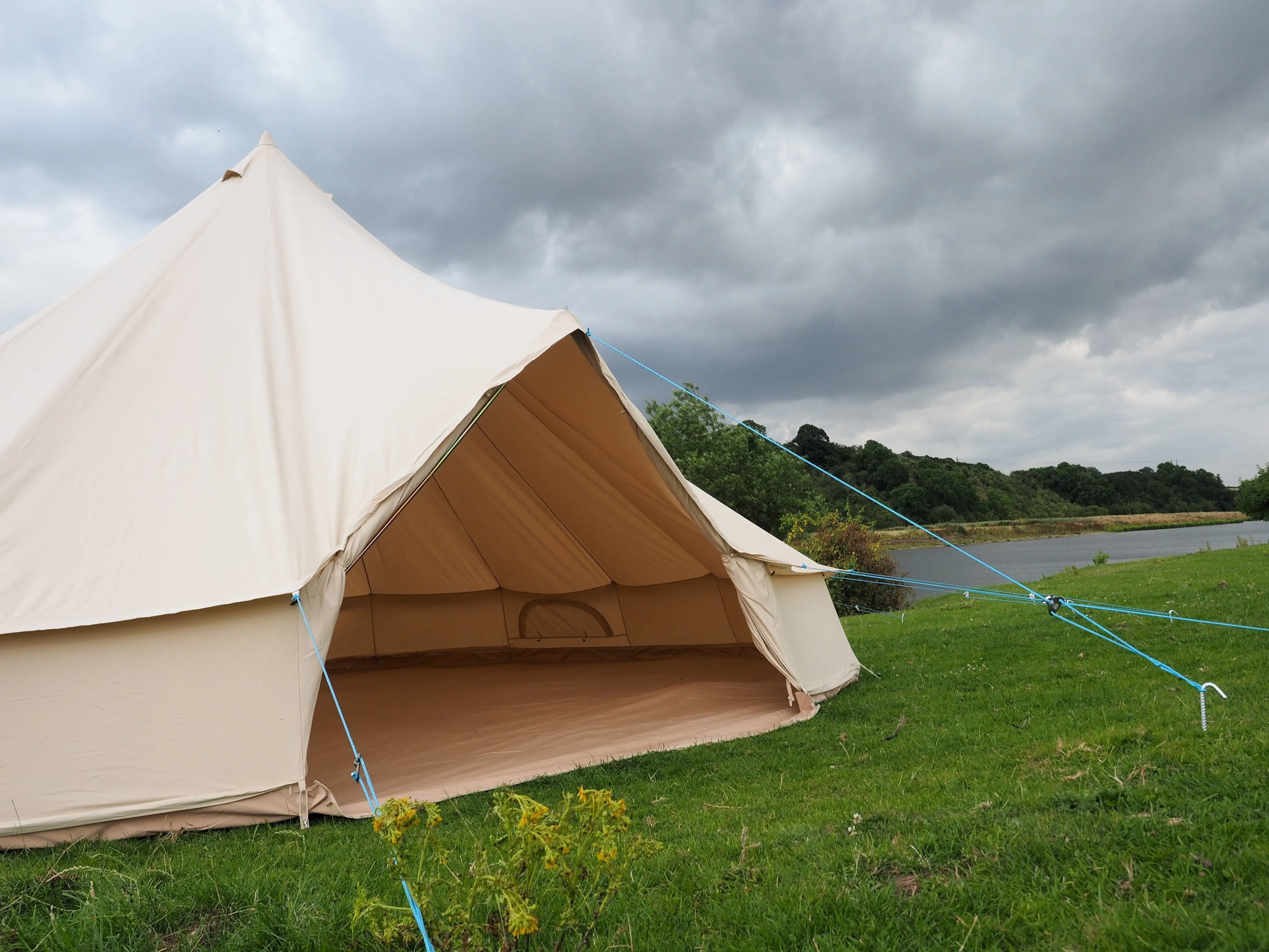 7m Bell Tent 285gsm 100% Natural Canvas | StoveMate