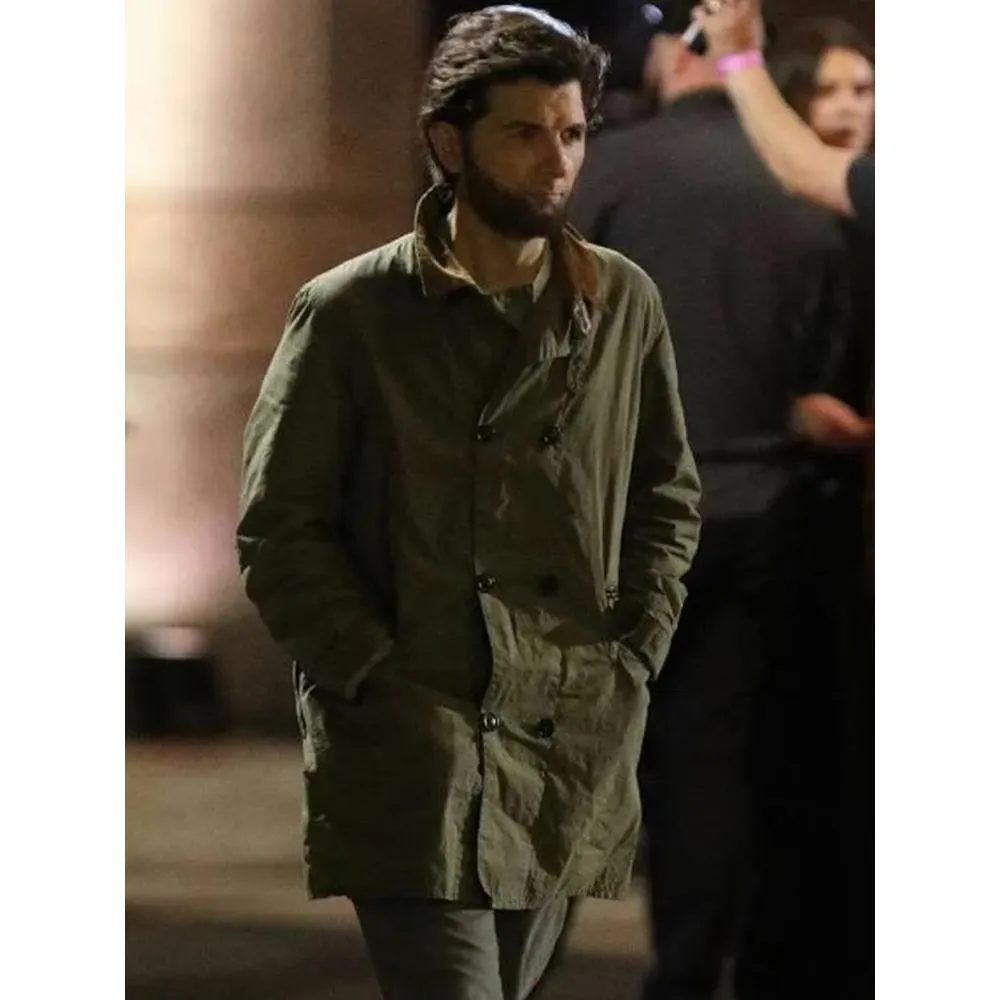 Adam Scott Madame Web Green Coat