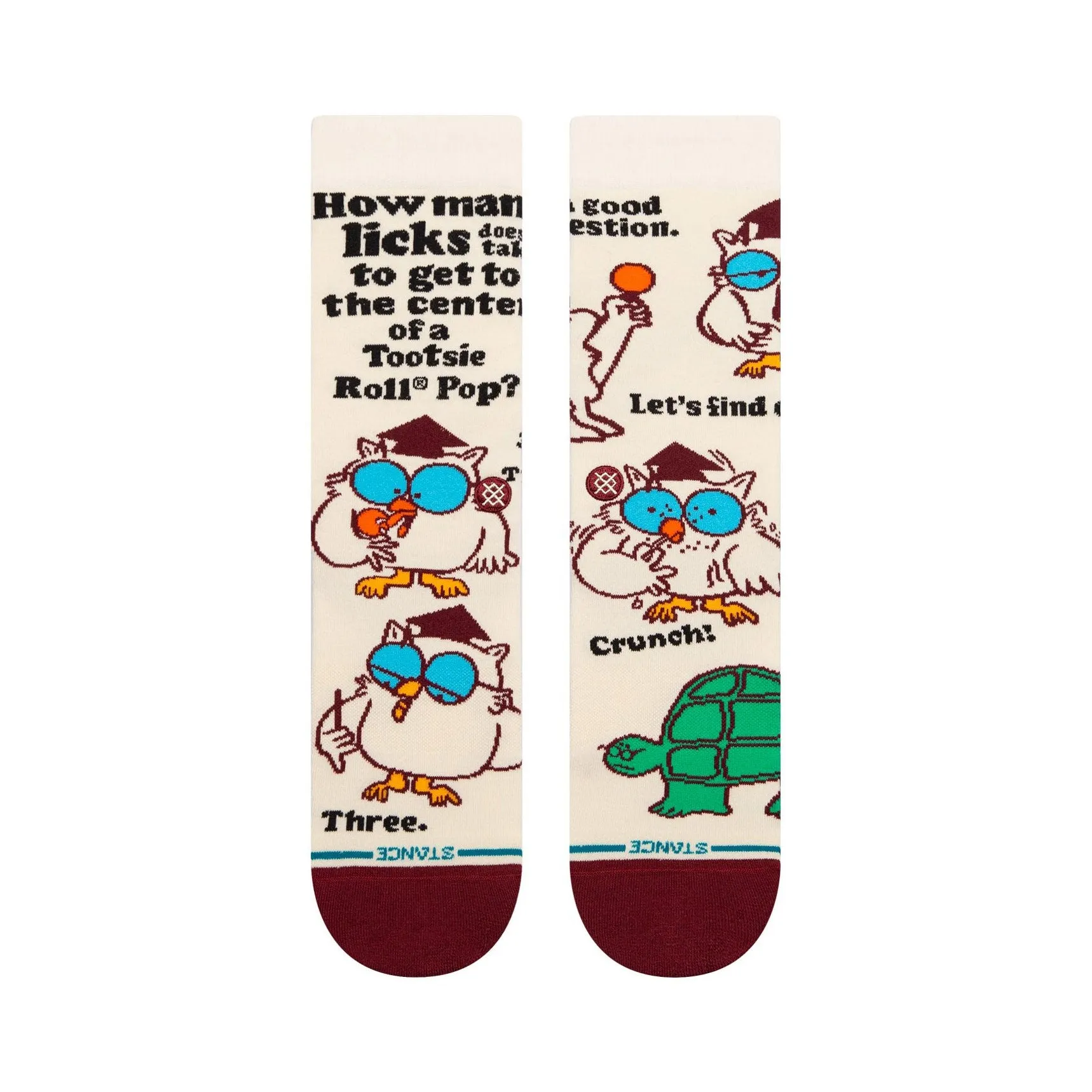 Adult Crew Socks - Mr Owl - Canvas