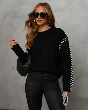 Alyana Contrast Stitch Sweater