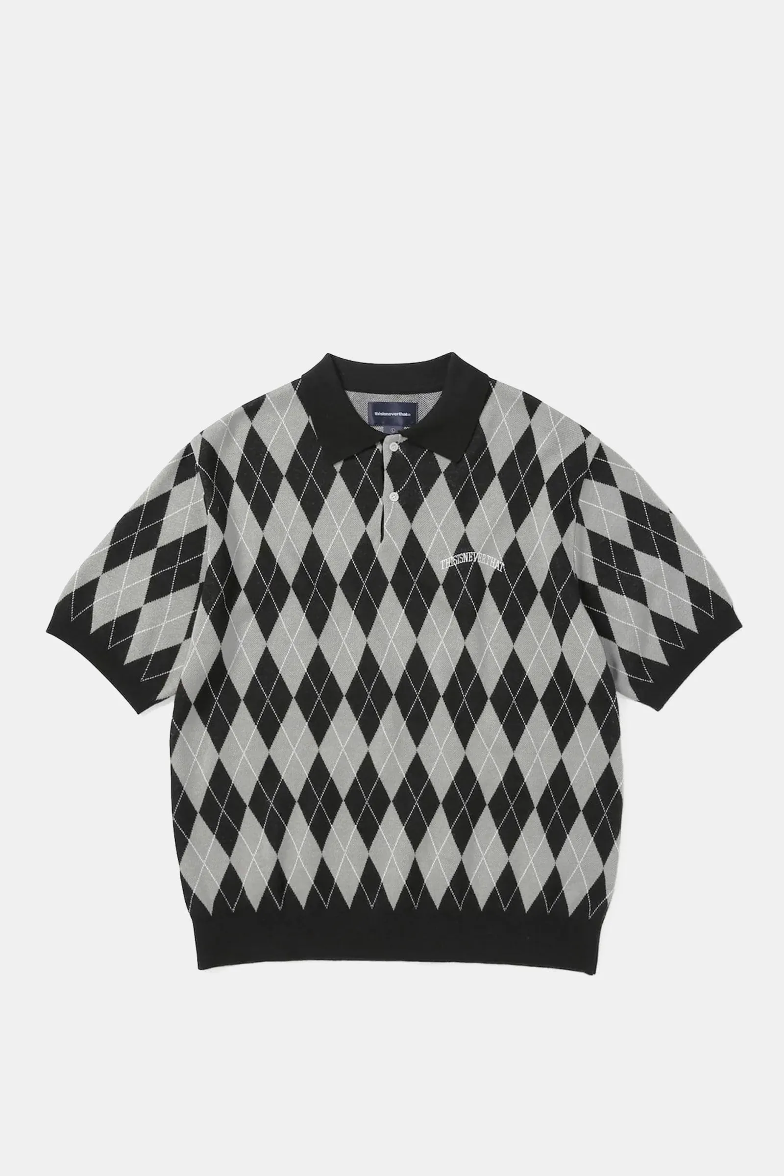 ARGYLE S/S KNIT POLO