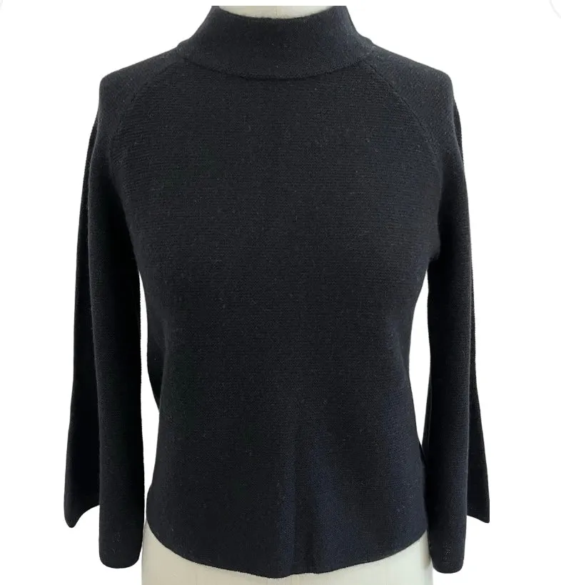 ARLOTTA~Mock neck bell sleeve sweater #3405