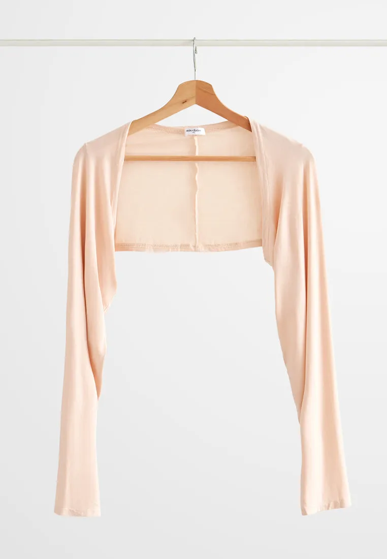 Bahira INVISIBLE Bolero Inner Long Sleeve  - Nude