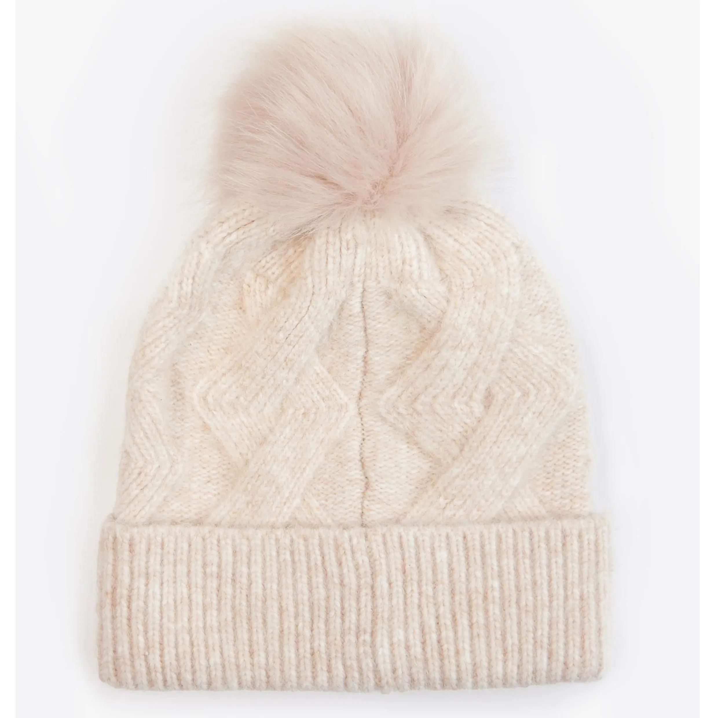 BARBOUR MONTROSE BEANIE IN OATMEAL LHA0481