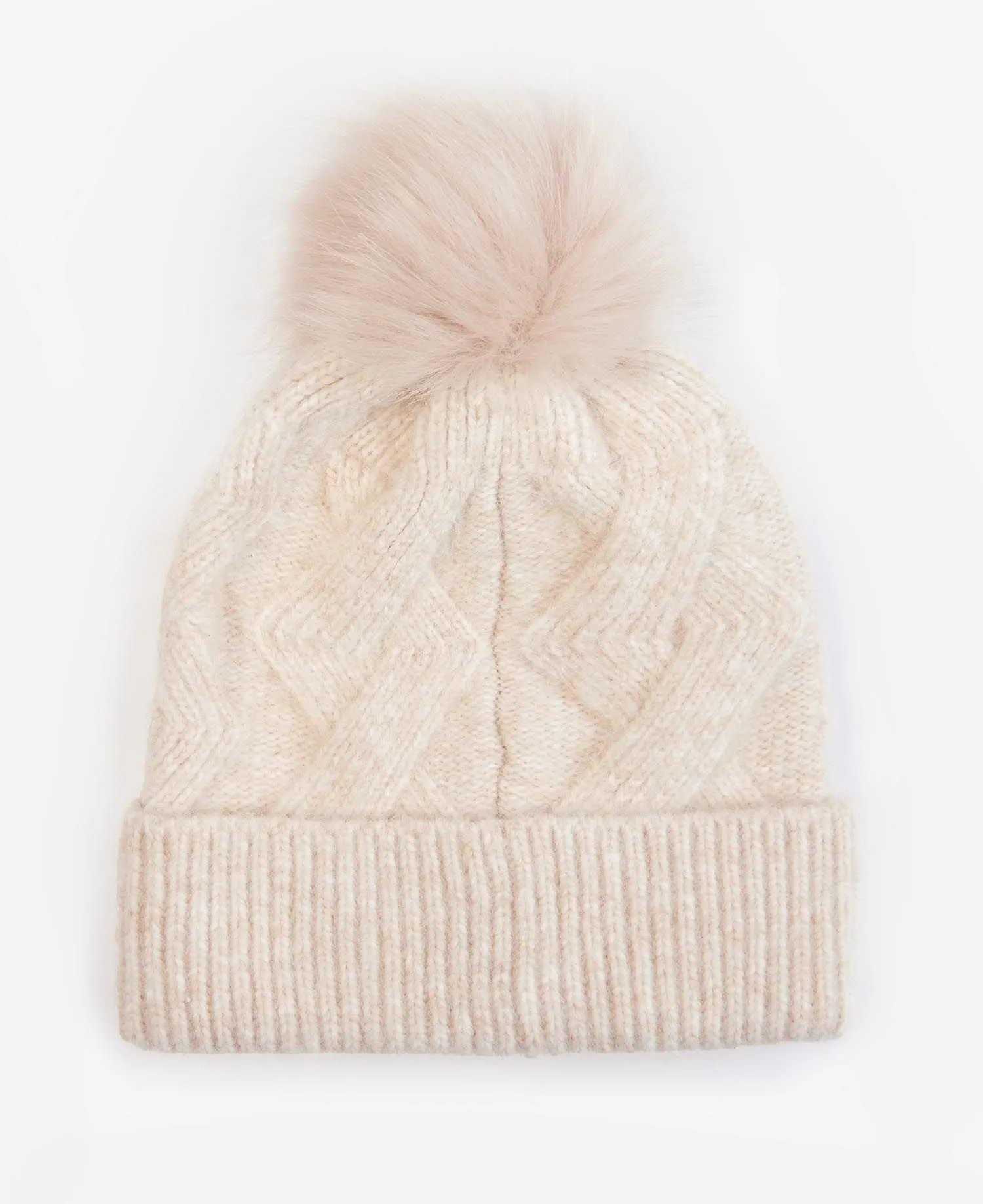 BARBOUR MONTROSE BEANIE IN OATMEAL LHA0481