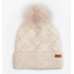 BARBOUR MONTROSE BEANIE IN OATMEAL LHA0481