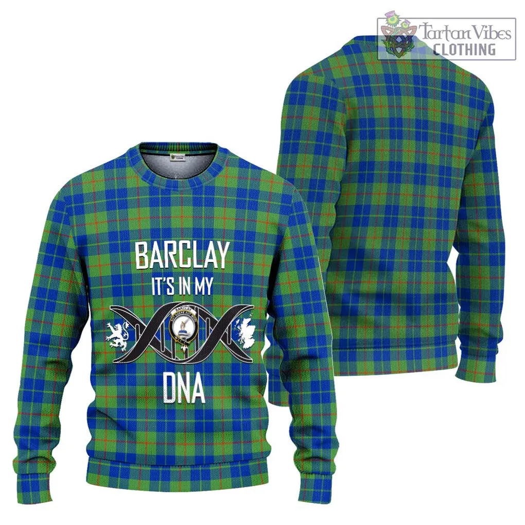 Barclay Hunting Ancient Tartan Ugly Sweater with Family Crest DNA In Me Style