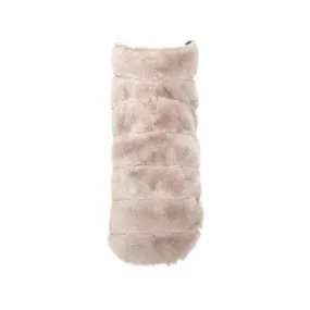 Beige Faux Fur Coat