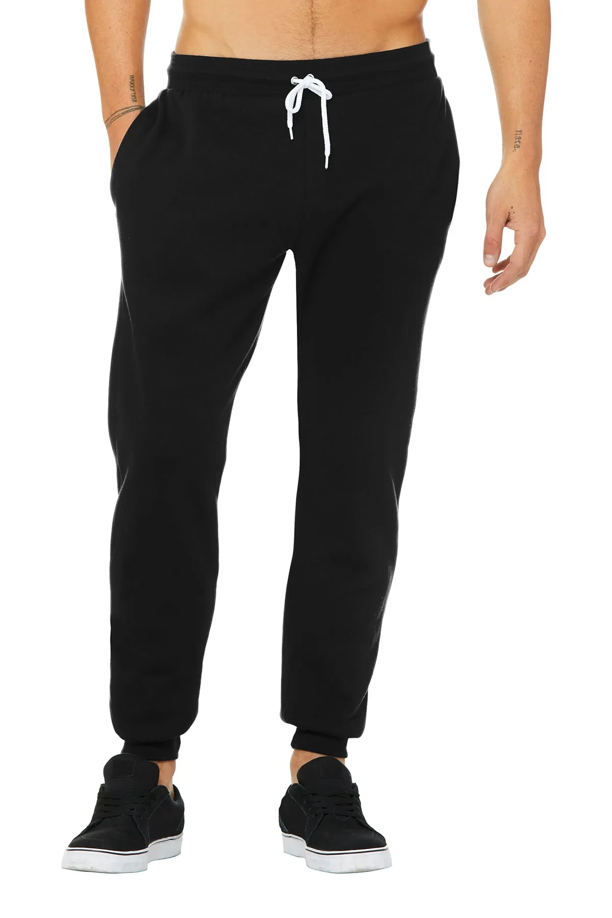 BELLA CANVAS Unisex Jogger Sweatpants Black