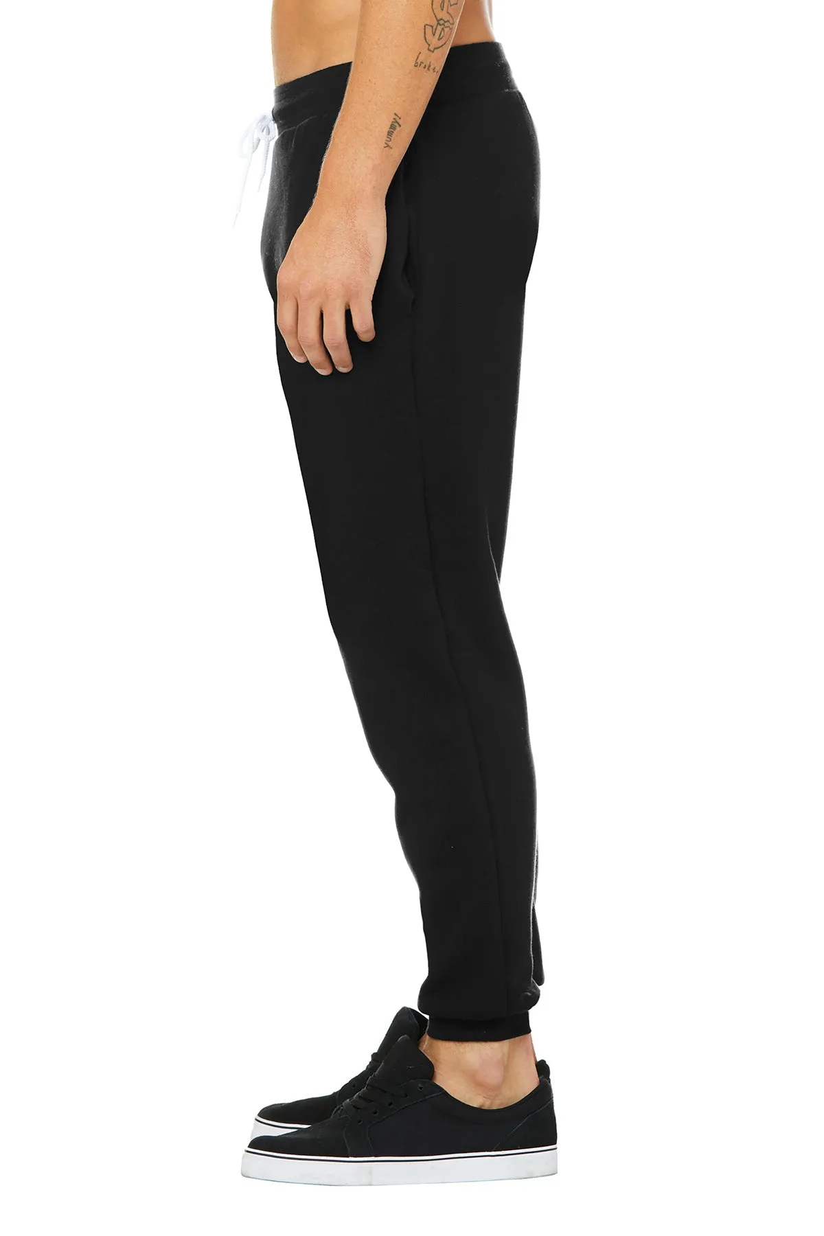 BELLA CANVAS Unisex Jogger Sweatpants Black