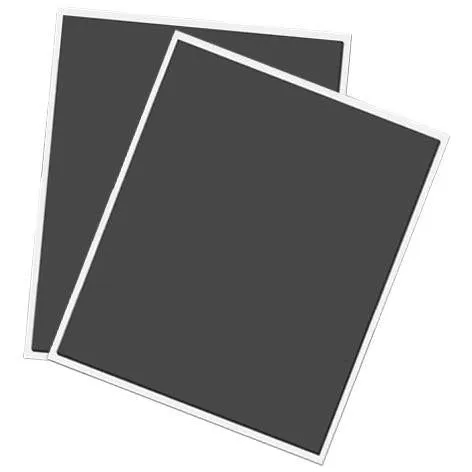 Black 3D Self-Adhesive Foam Sheets 4.8x3.9x0.04in 2/Pkg