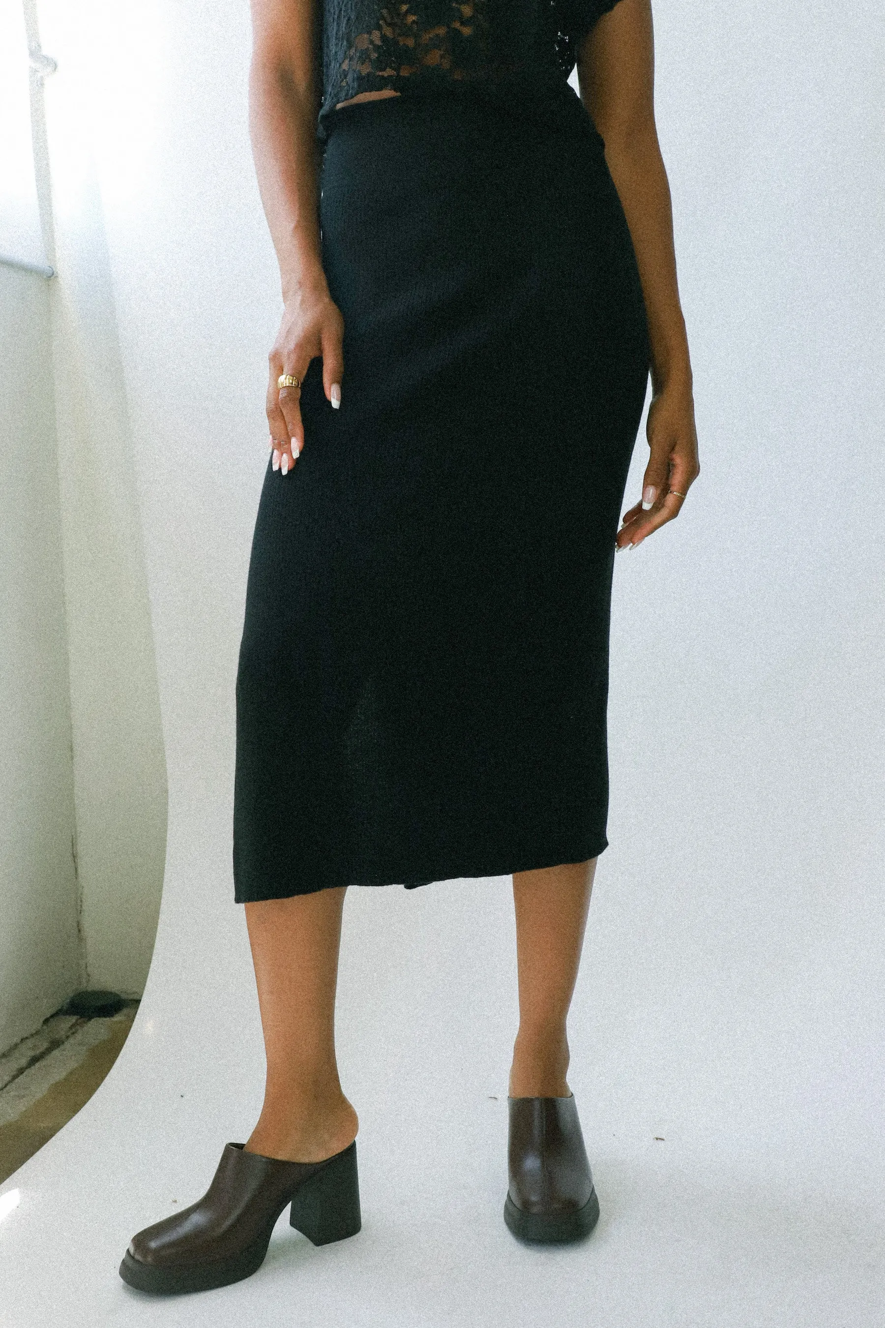 Black Golden Hour Skirt