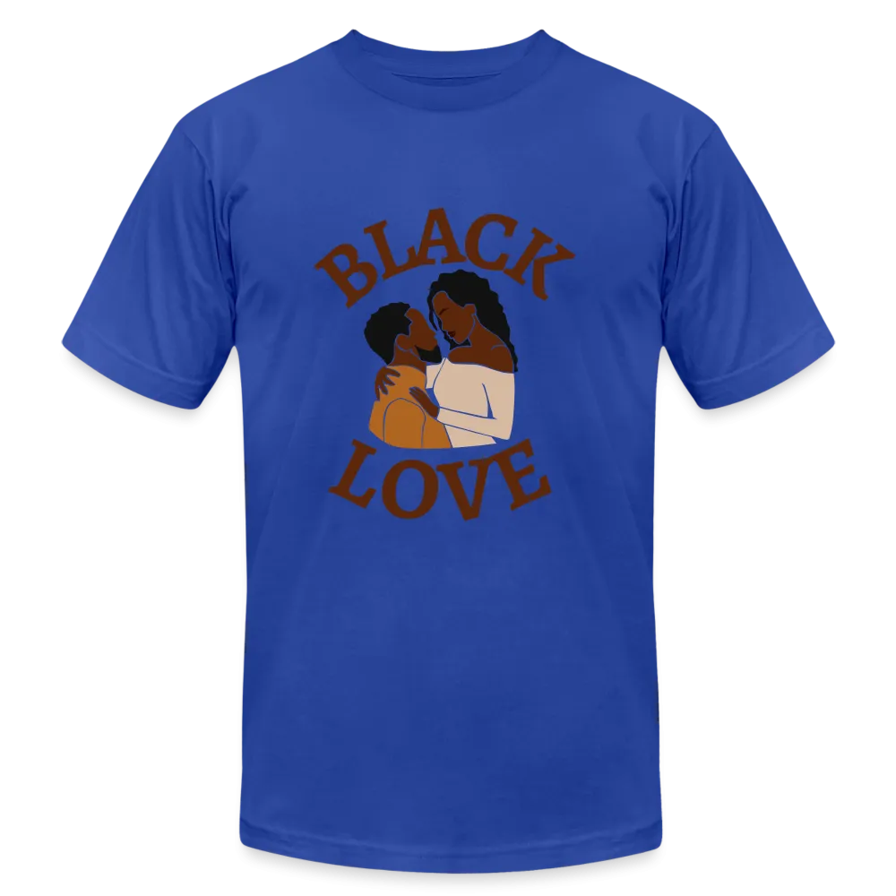 Black Love Unisex Jersey T-Shirt by Bella   Canvas