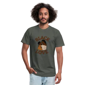 Black Love Unisex Jersey T-Shirt by Bella   Canvas