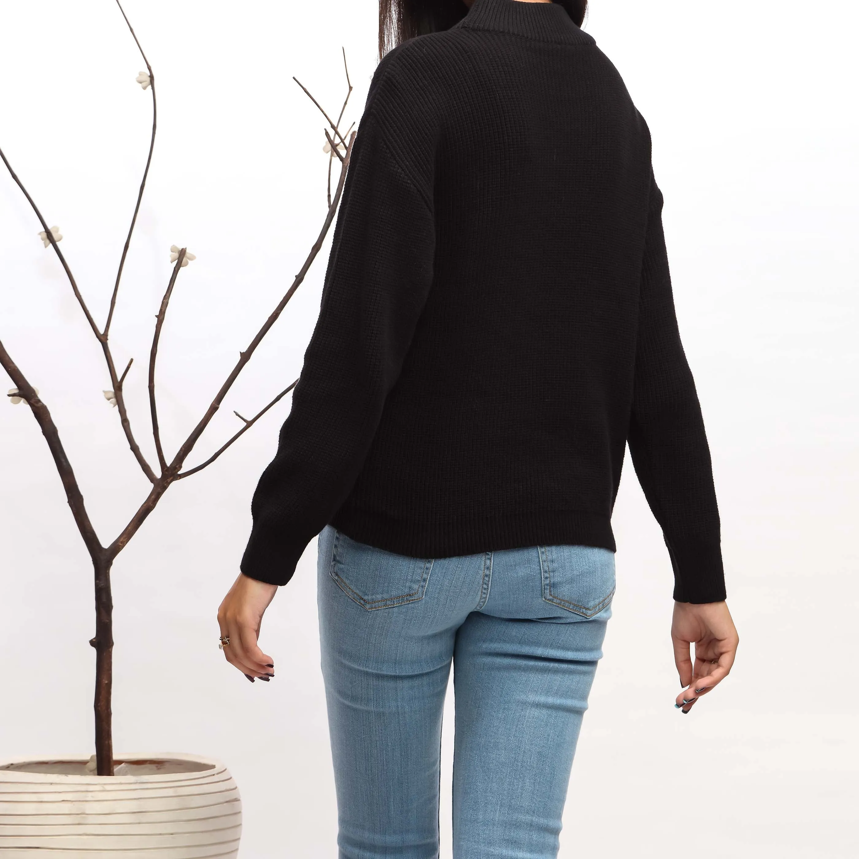 Black Thread Sweater  PN4605