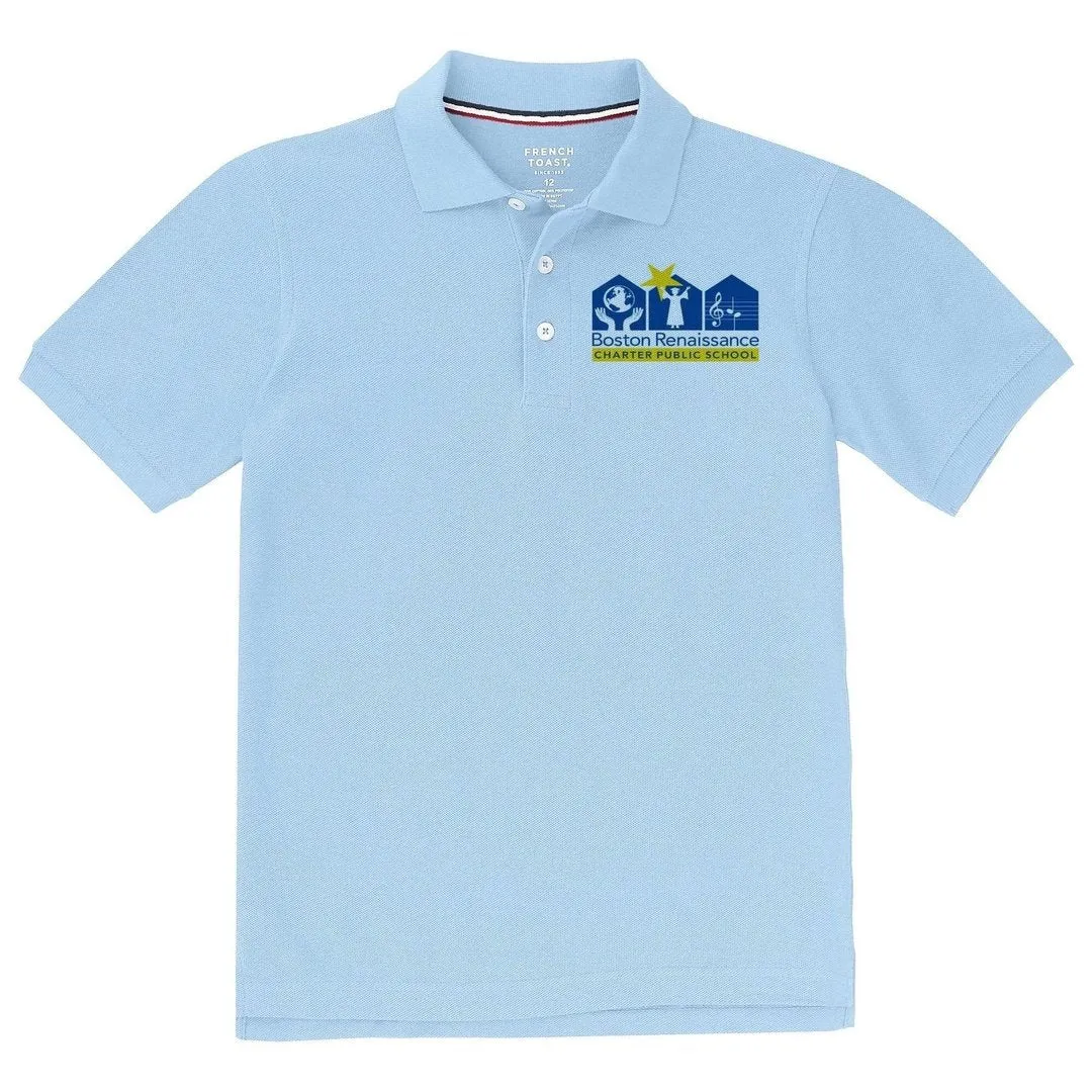 Boston Renaissance Charter Youth Short Sleeve Polo - Embroidered