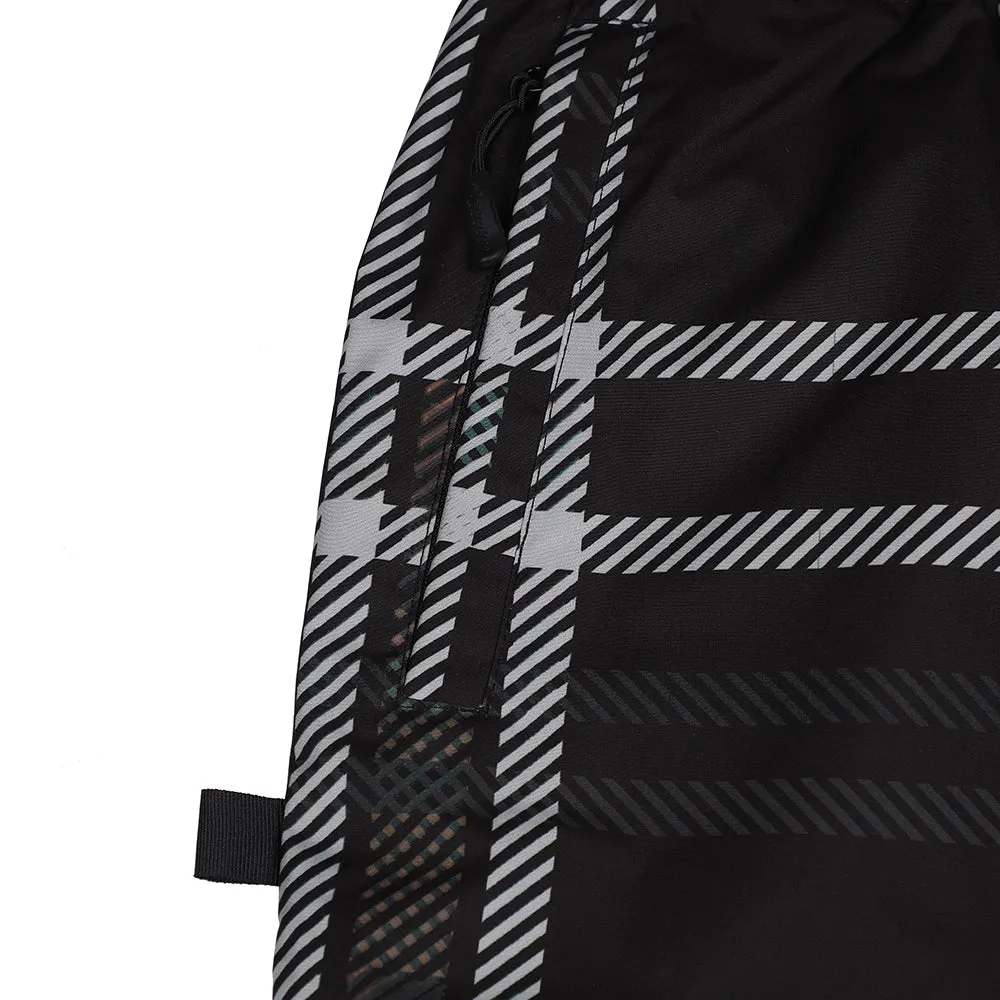 BSR POT-X REFLECTIVE JOGGER PANTS BLACK CHECK