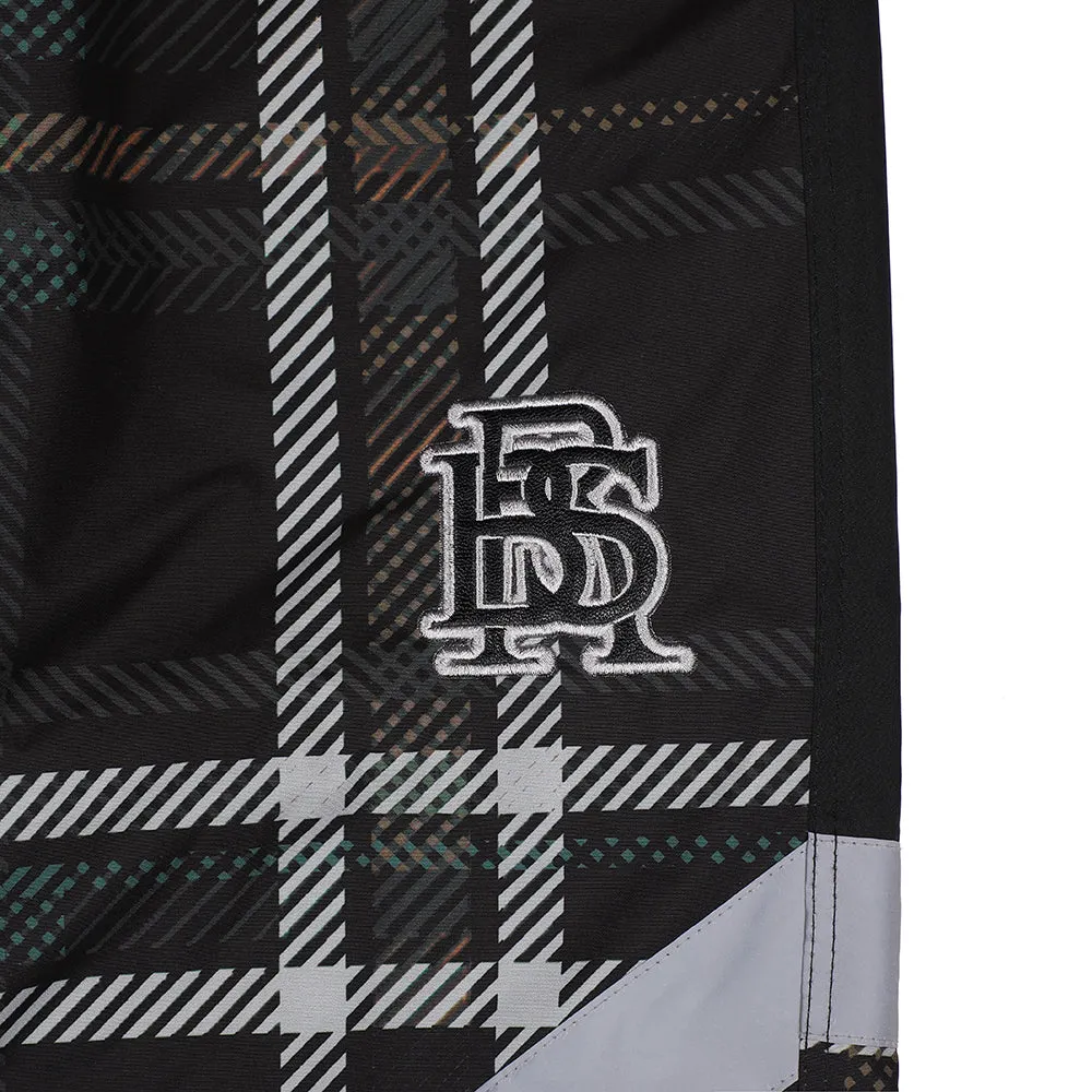 BSR POT-X REFLECTIVE JOGGER PANTS BLACK CHECK