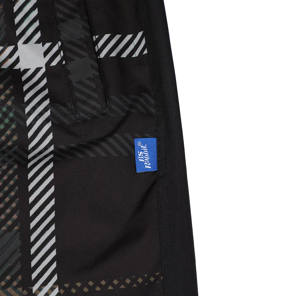 BSR POT-X REFLECTIVE JOGGER PANTS BLACK CHECK