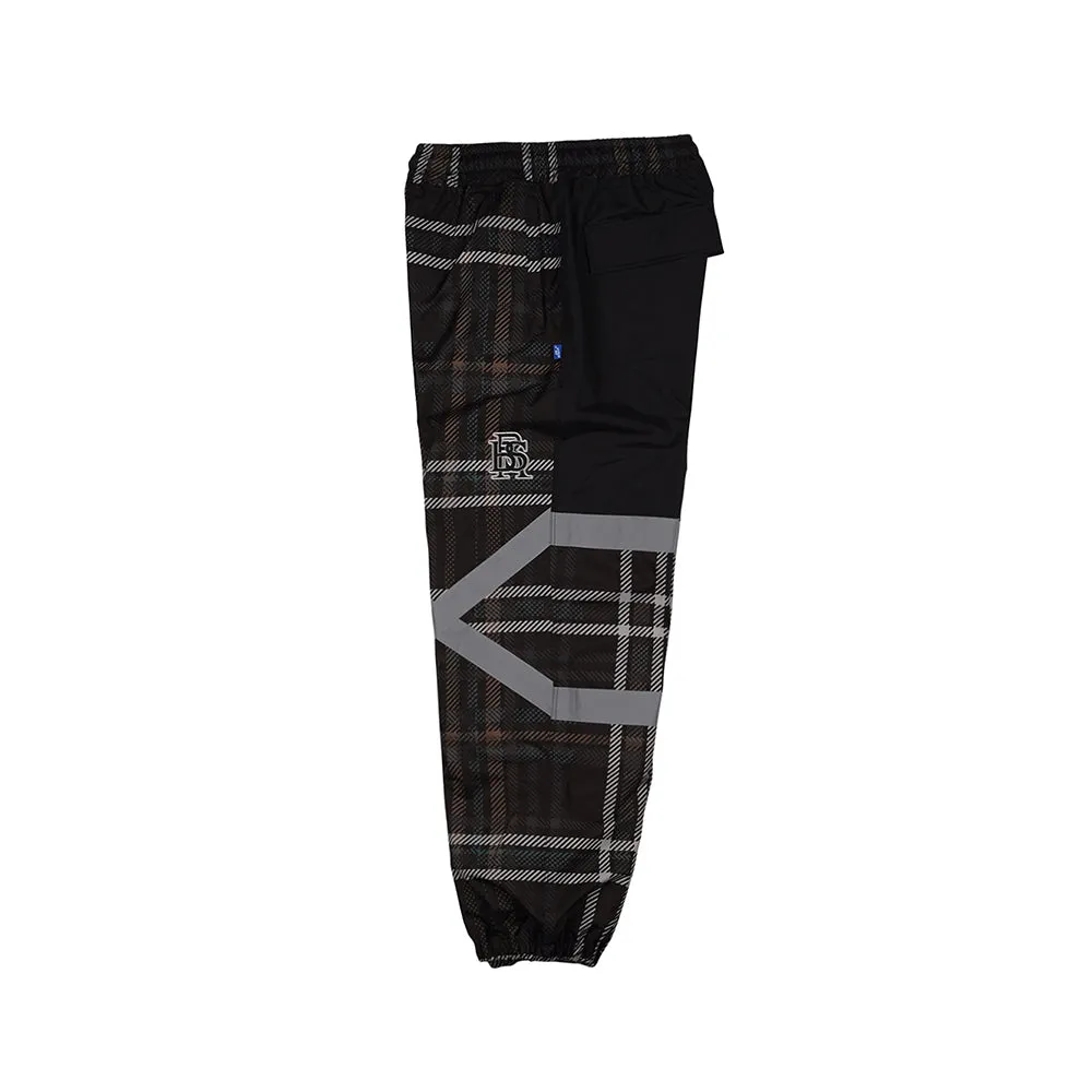 BSR POT-X REFLECTIVE JOGGER PANTS BLACK CHECK