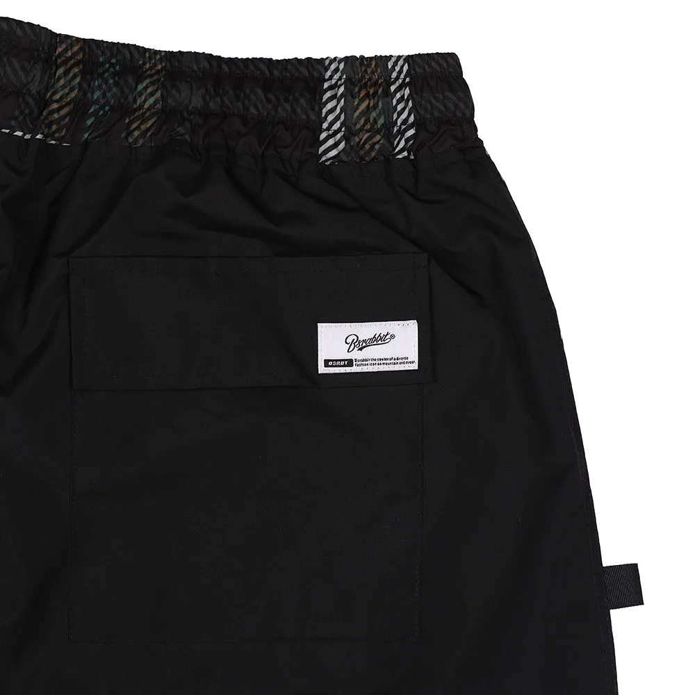 BSR POT-X REFLECTIVE JOGGER PANTS BLACK CHECK