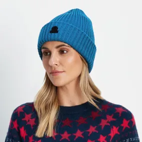 Burke Knit Hat - Peacock Blue