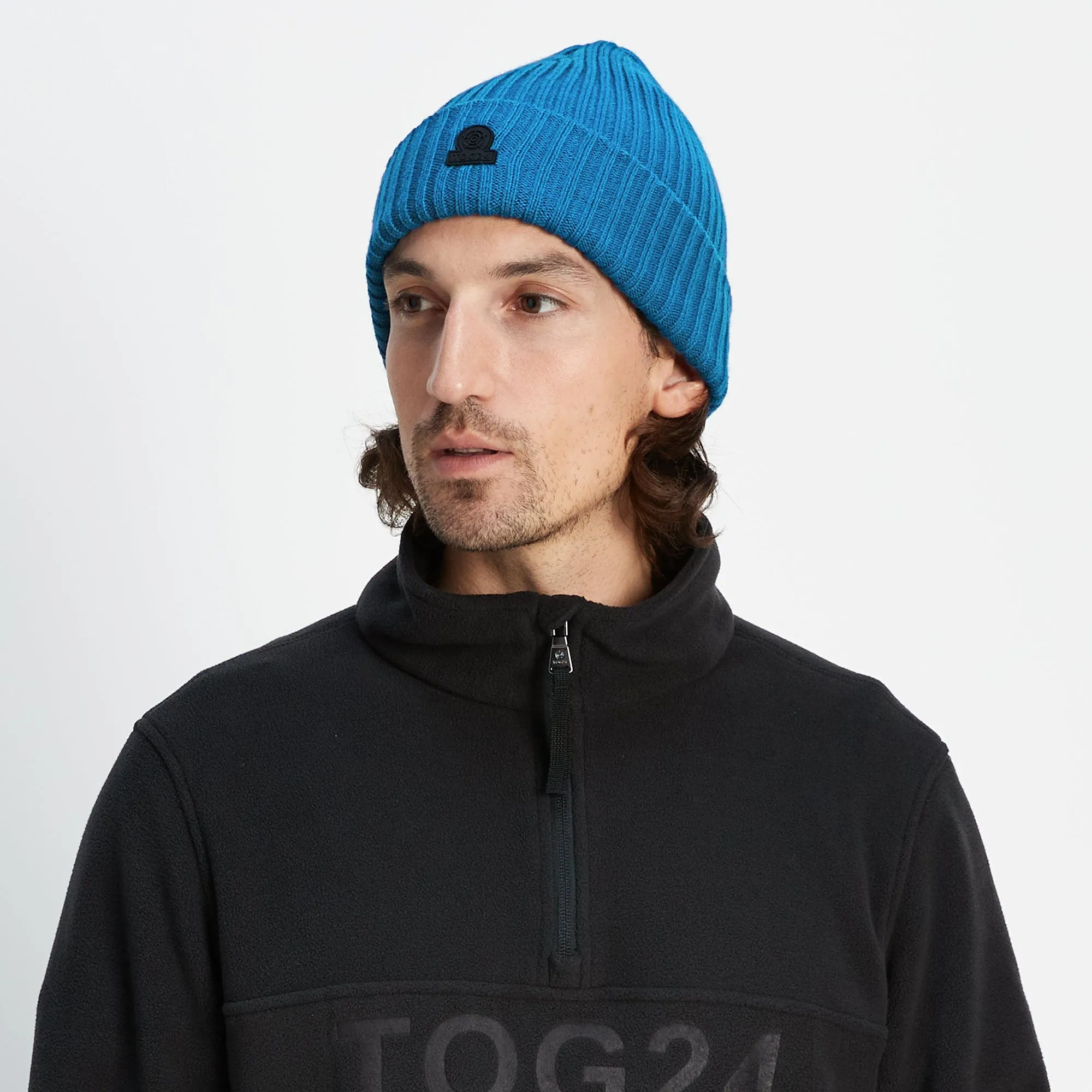 Burke Knit Hat - Peacock Blue