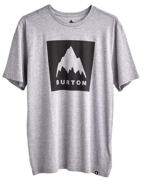 Burton Classic Mountain High Short Sleeve T-Shirt - Gray Heather