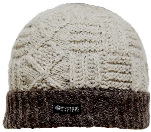 Cable Cuff Beanie