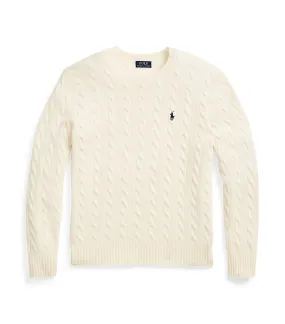 Cable-Knit Wool-Cashmere Sweater