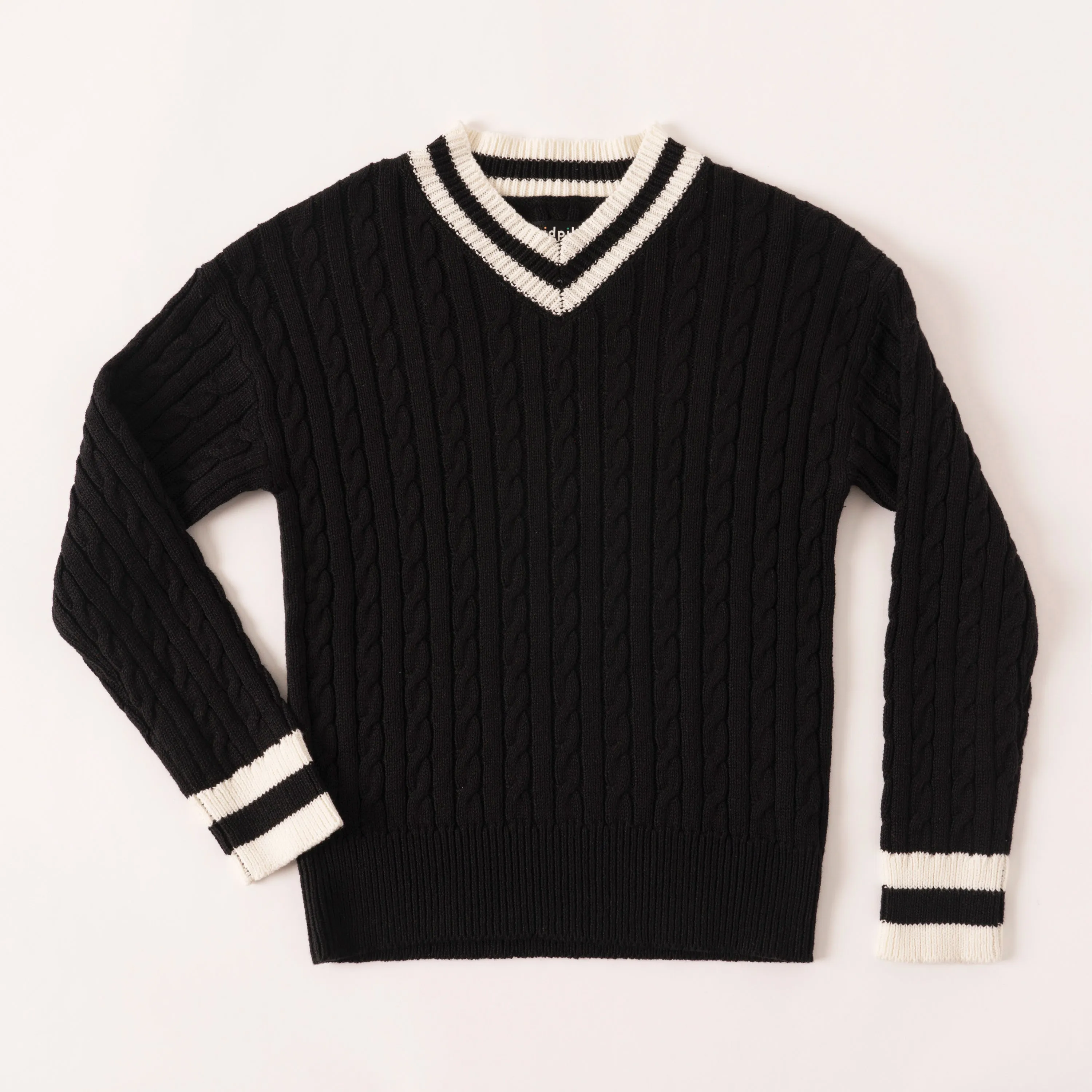 Cable Vneck Sweater