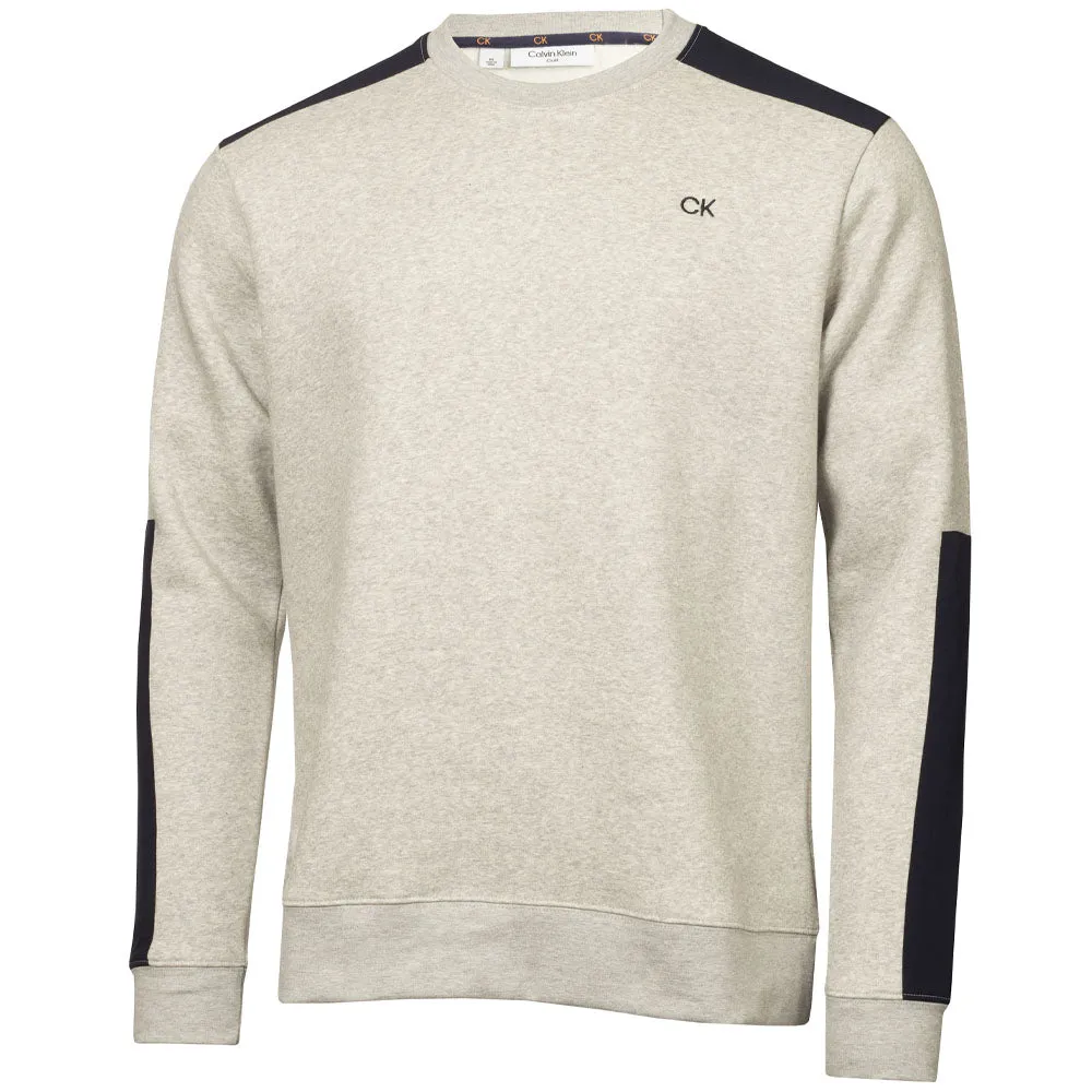 Calvin Klein Walker Crew Neck Sweater - Pale Silver Marl