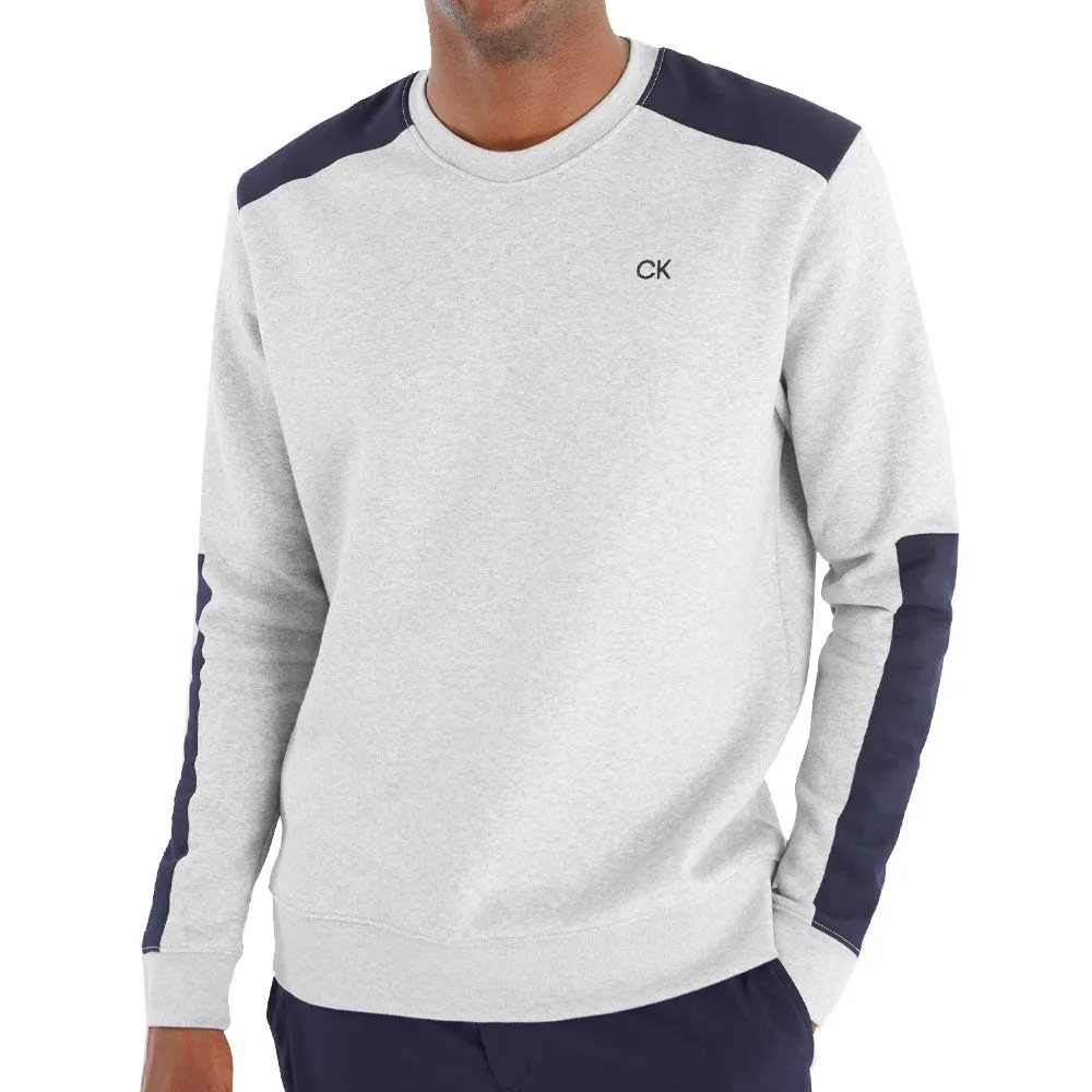 Calvin Klein Walker Crew Neck Sweater - Pale Silver Marl