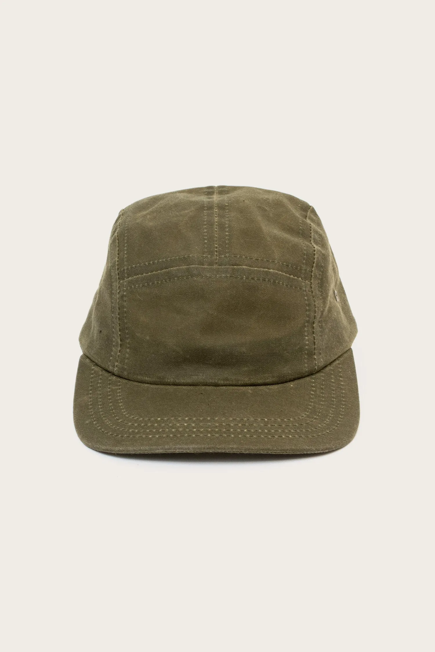 Camper Waxed 5 Panel Cap / Moss