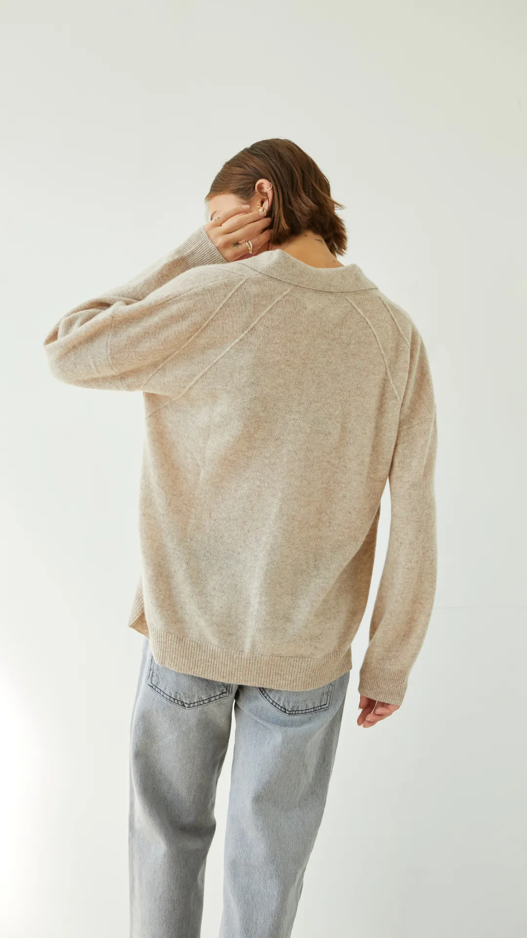 CAPRICE CASHMERE SWEATER - OAT