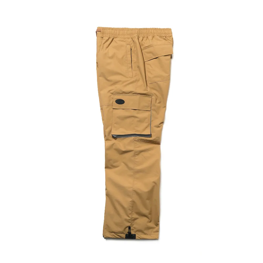 CARGO POCKET BOX TRACK PANTS DARK BEIGE