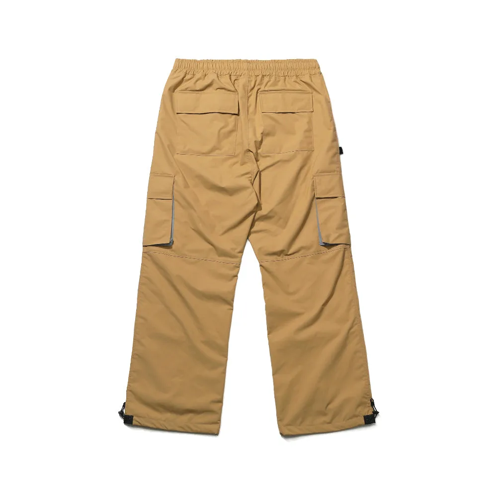 CARGO POCKET BOX TRACK PANTS DARK BEIGE