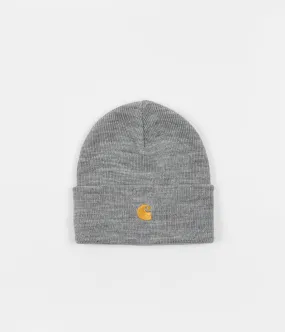 Carhartt Chase Beanie - Grey Heather / Gold