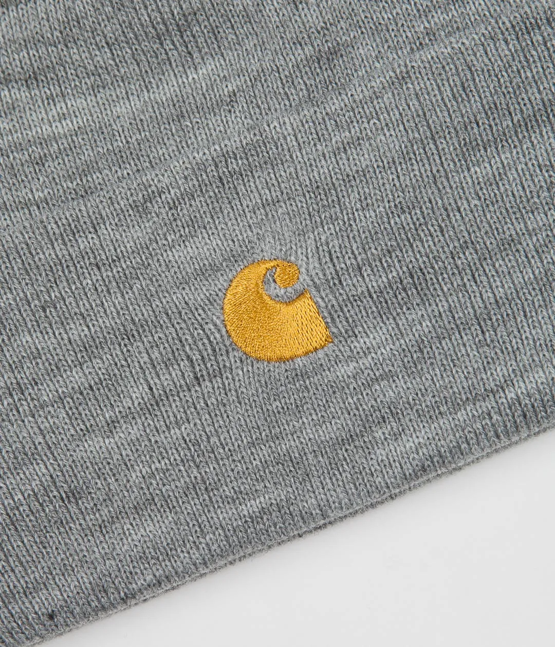 Carhartt Chase Beanie - Grey Heather / Gold