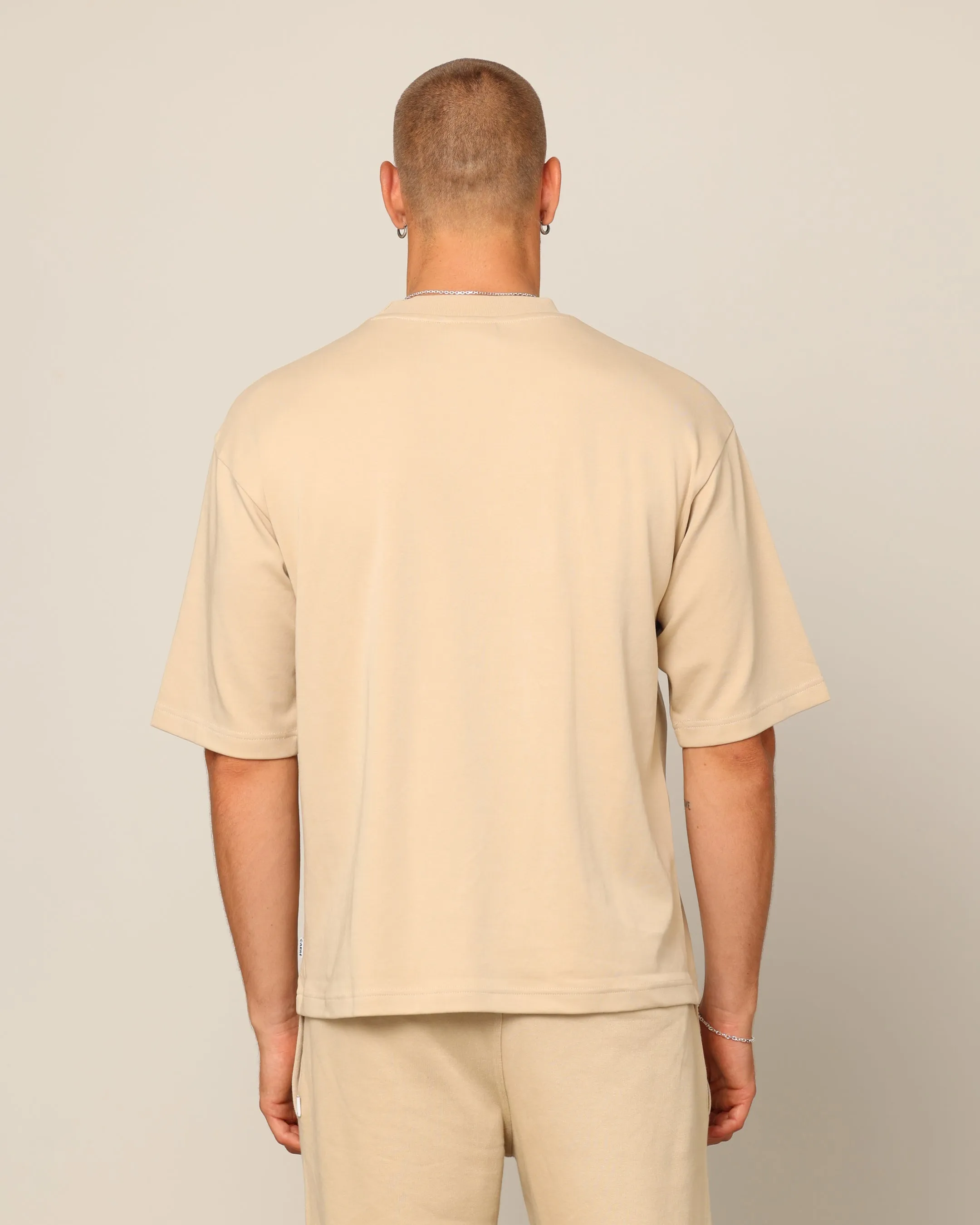 Carré Blanc Boxy T-Shirt Stone