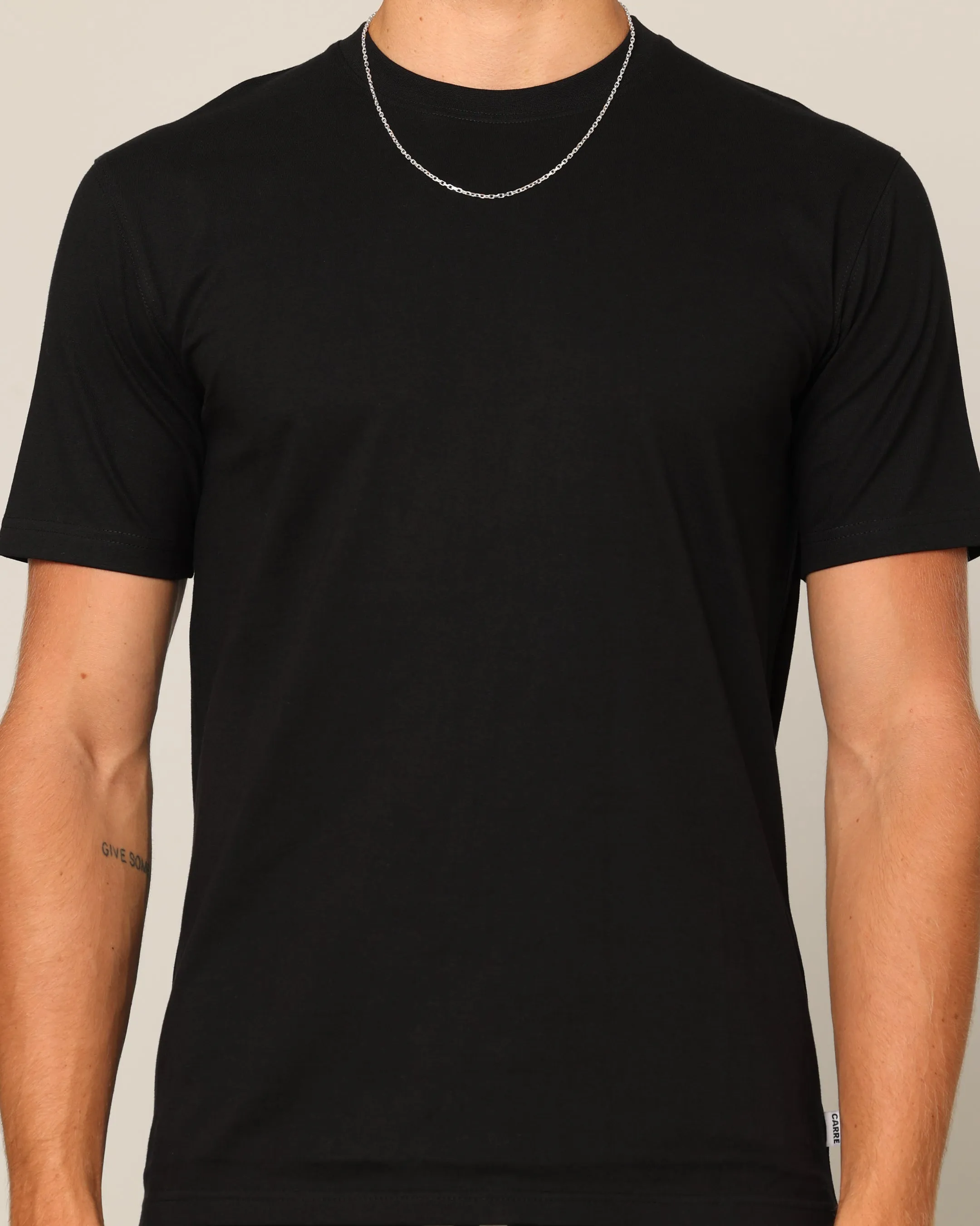 Carré Blanc Form T-Shirt Black